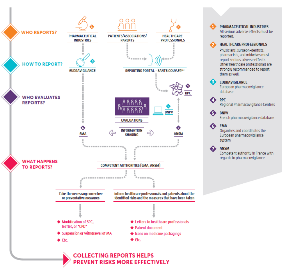 Reporting and monitoring of adverse drug reactions