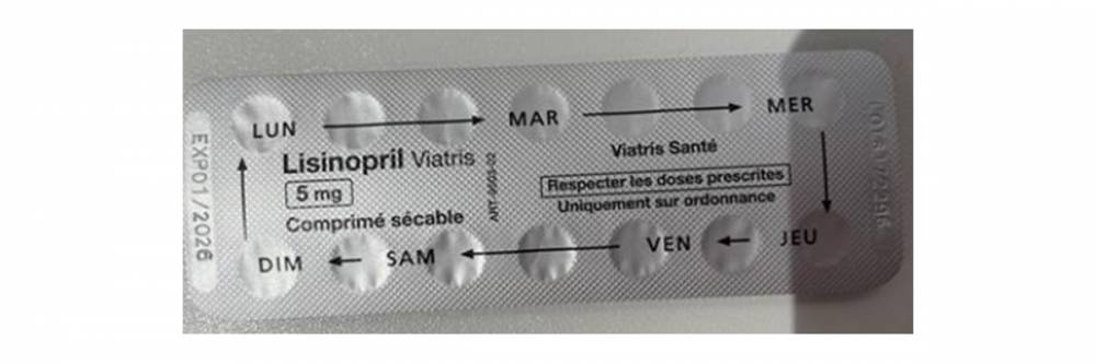 L’inscription présente sur l’aluminium de la plaquette peut prêter à confusion
